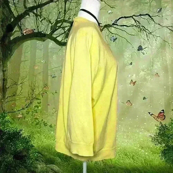 NWT Eddie Bauer Yellow Button Up - Picture 7 of 9